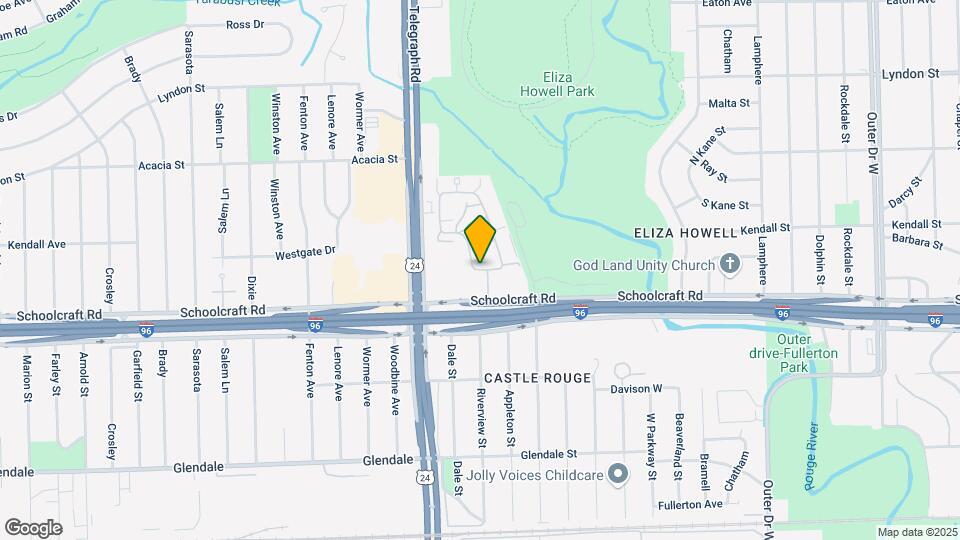 14096 Riverview St Map and Location Details