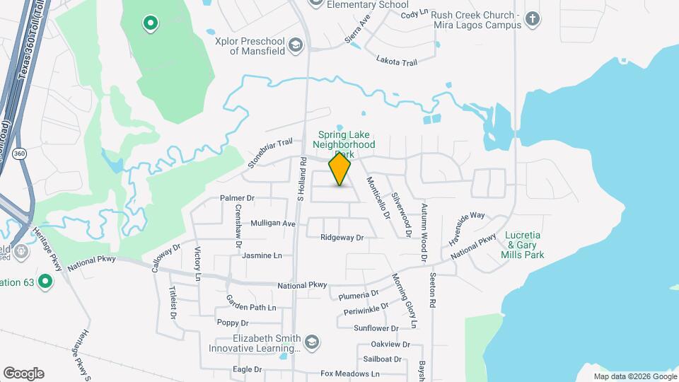 4418 Shady Elm Dr Map and Location Details