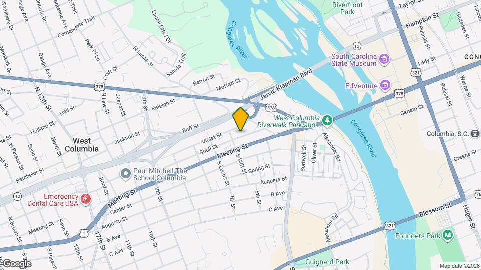 546 Shull St, Unit A Map and Location Details