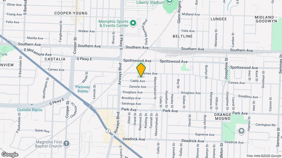 2418 Cable Ave Map and Location Details