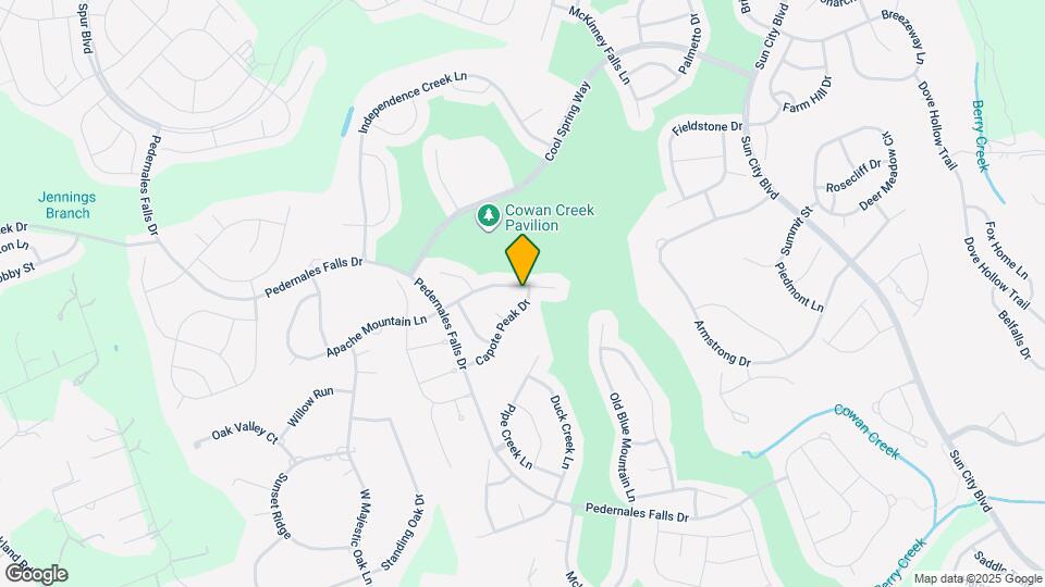 411 Capote Peak Dr Map and Location Details