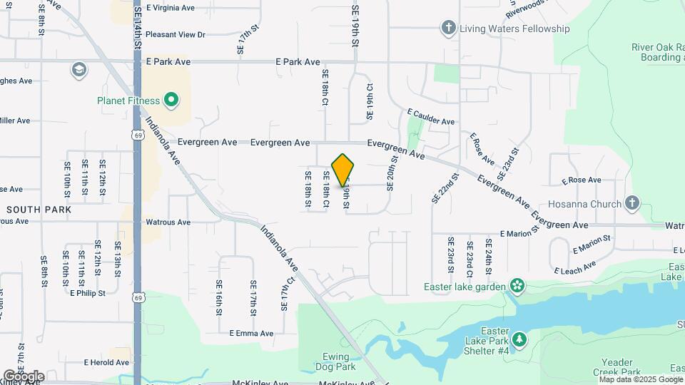 3706 SE 19th St Map and Location Details