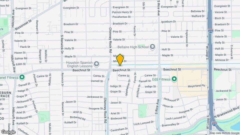 5242 Beechnut St Map and Location Details
