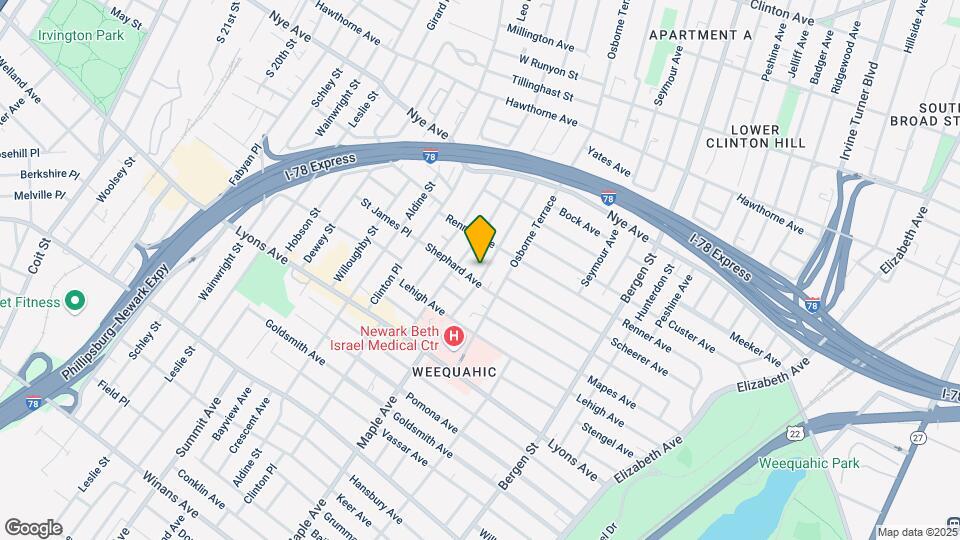143 Huntington Ter Mapa y Detalles de la Ubicación