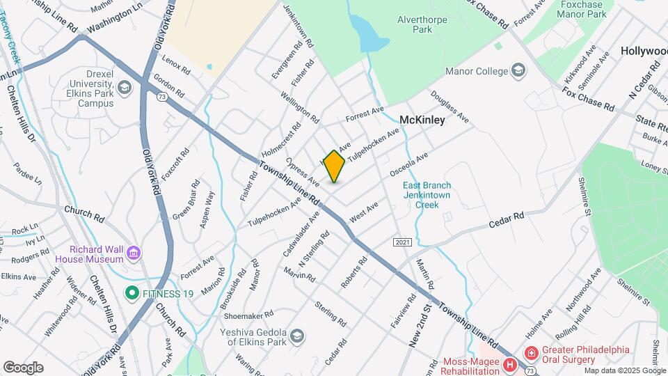 204 Cadwalader Ave, Unit B Map and Location Details