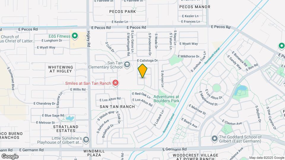 3556 S Buckaroo Trail Map and Location Details