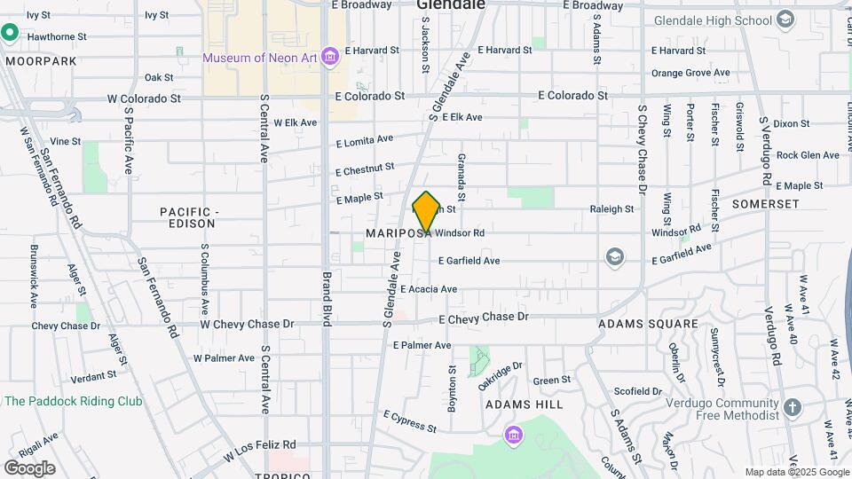 801 Mariposa St Map and Location Details