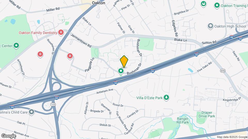 10210 Bushman Dr Mapa y Detalles de la Ubicación