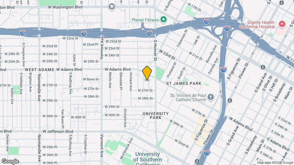 2633 Monmouth Ave Map and Location Details