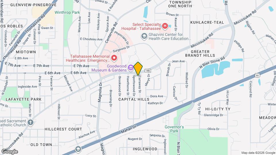 1212 Carraway St Map and Location Details