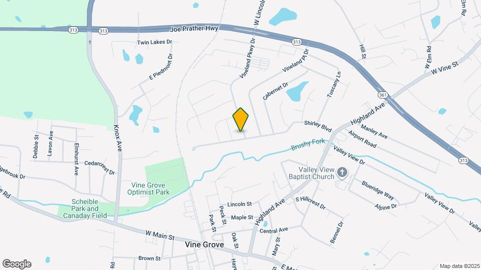 101 Vineland Pkwy Dr Map and Location Details