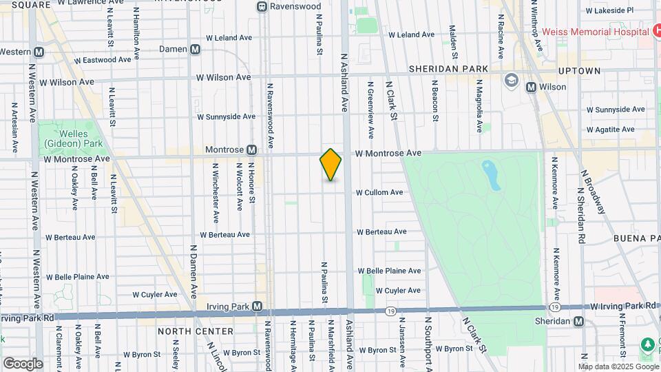 4307 N Paulina St Map and Location Details