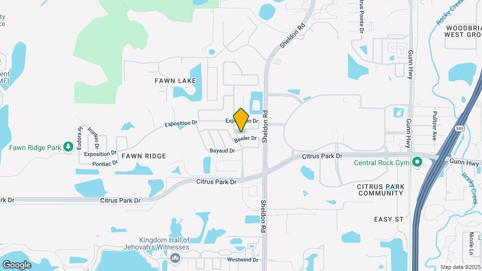 8821 Beeler Dr Map and Location Details
