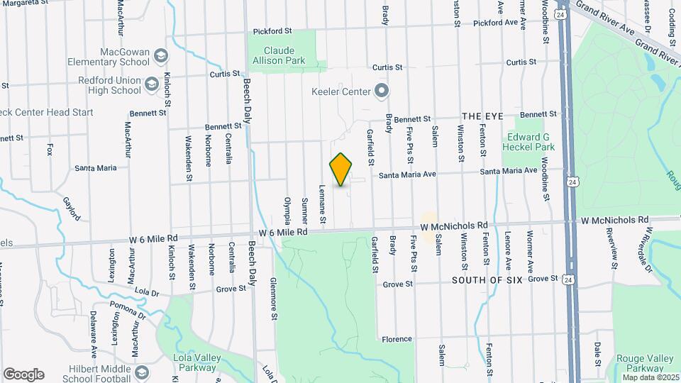The Village of Redford-Independent Living 55+ Map and Location Details