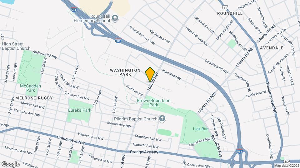 1704 10th St NW Map and Location Details