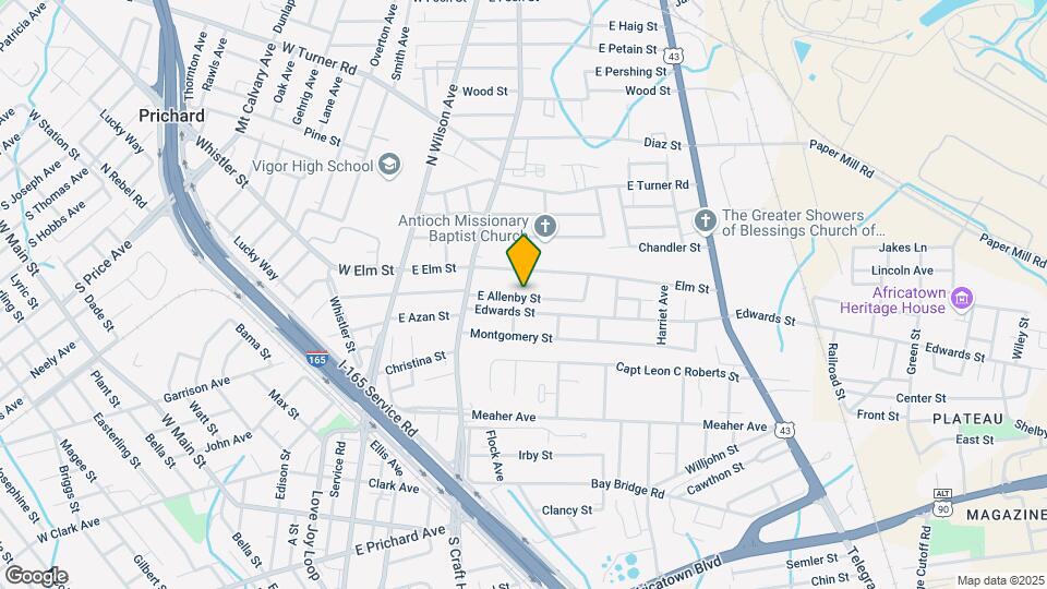 Mobile, AL SFR Portfolio Map and Location Details