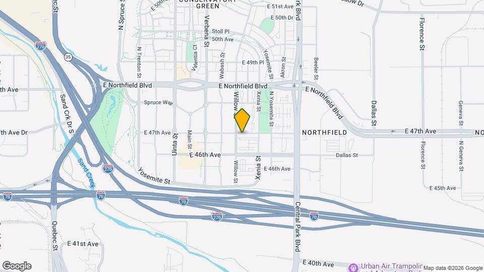 8642 E 47th Ave Map and Location Details