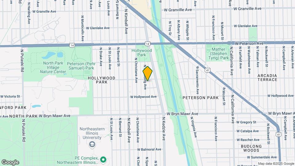 5749 N Spaulding Ave Map and Location Details