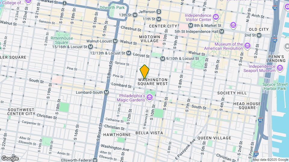 1104 Pine St, Unit 1 Map and Location Details