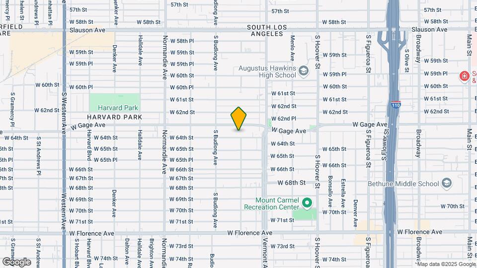 1103 W 64th St Map and Location Details
