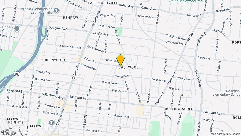 1606 Sharpe Ave Map and Location Details