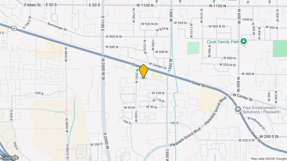 283 N 1580 W Map and Location Details