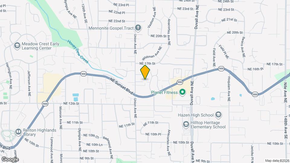 4126 NE 14th Pl Map and Location Details