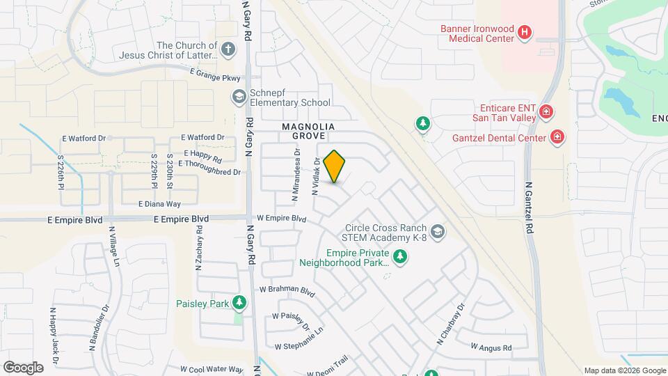 1063 W Brangus Way Map and Location Details
