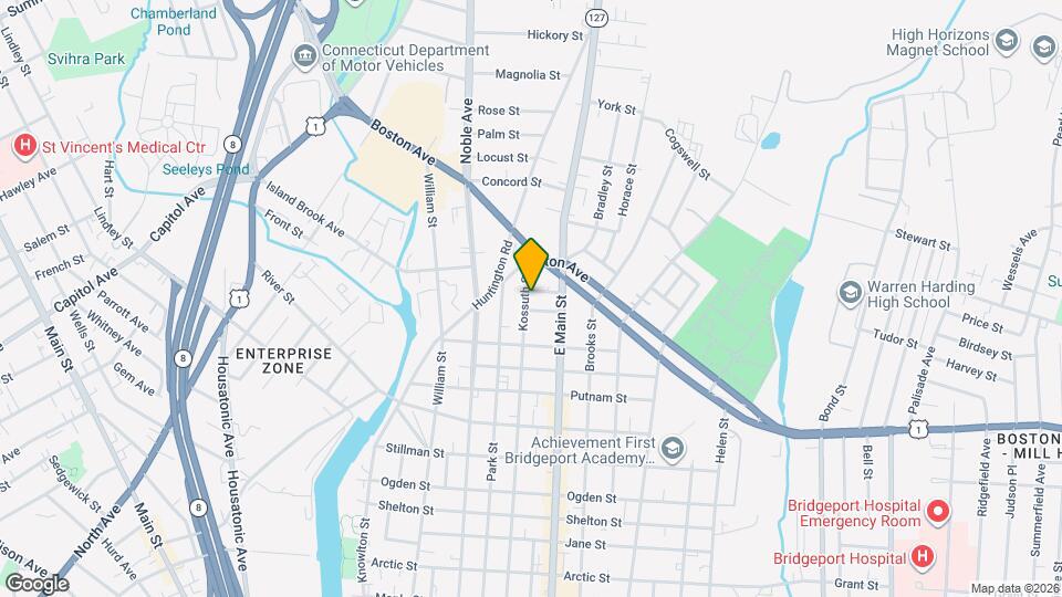 1380 Kossuth St Map and Location Details