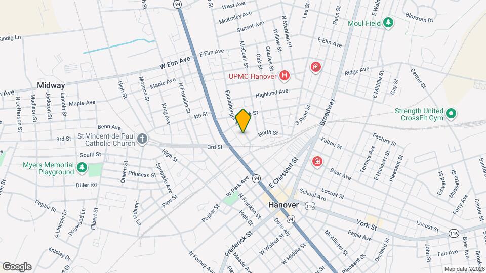 18 Eichelberger St Mapa y Detalles de la Ubicación