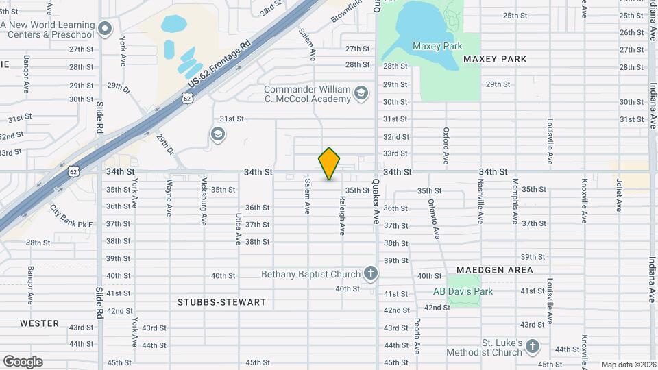 4510 35th St Map and Location Details