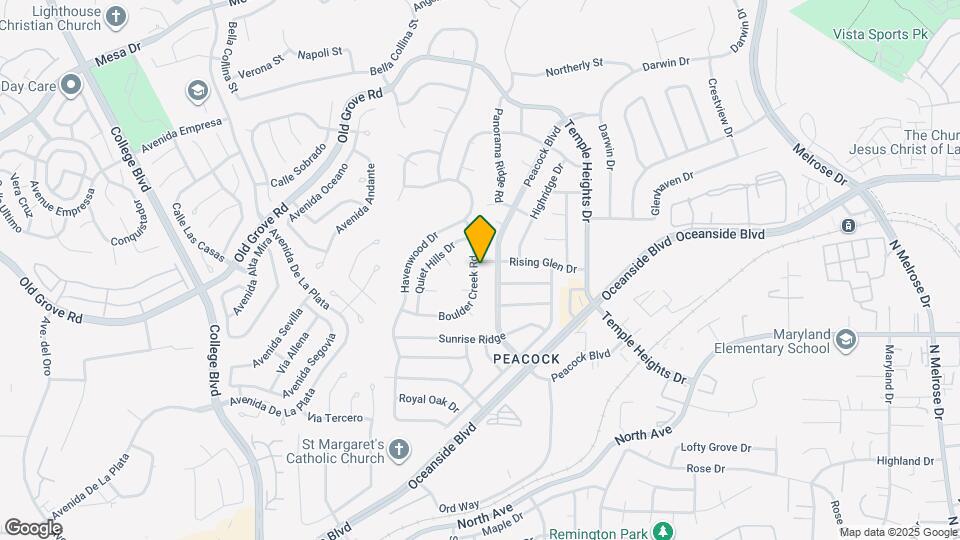 1606 Boulder Creek Rd Map and Location Details