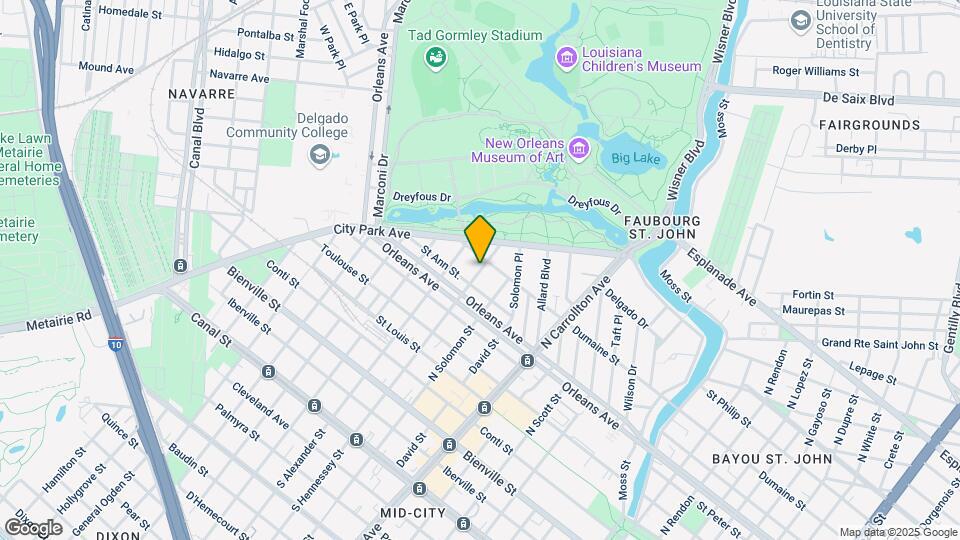 823 N Hennessey St Map and Location Details