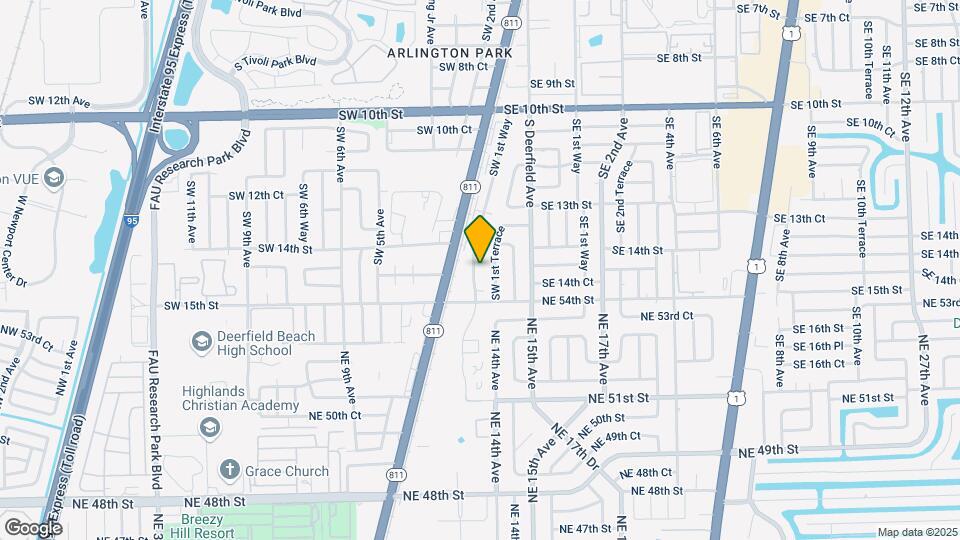 1426 SW 1st Way Map and Location Details