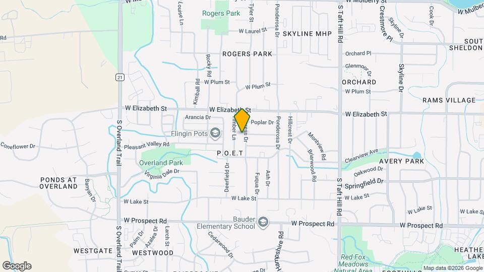 1033 Cypress Dr Map and Location Details