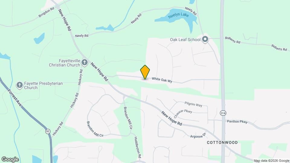 165 White Oak Wy Map and Location Details