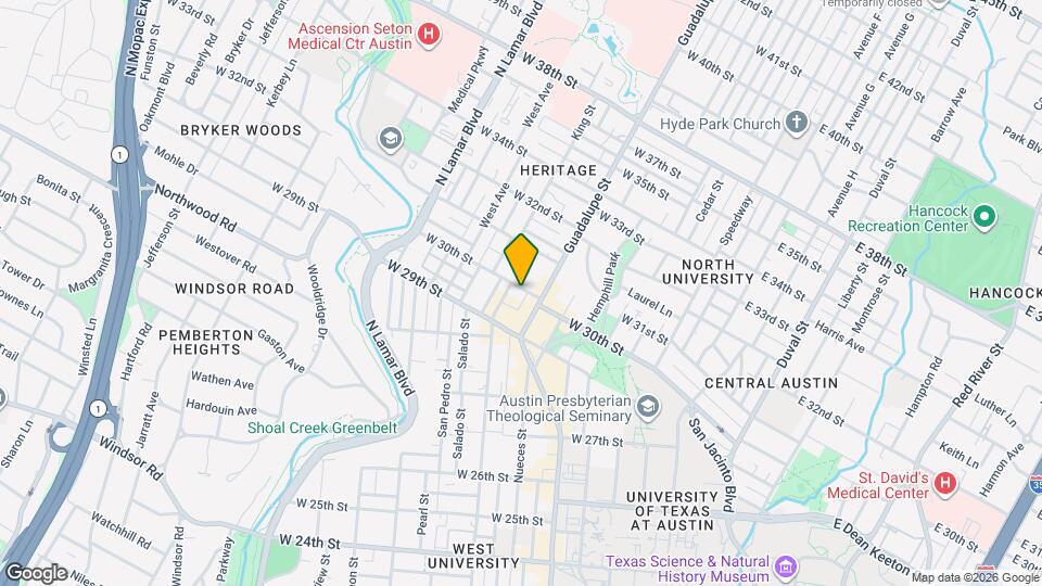 609 W 30th St Mapa y Detalles de la Ubicación