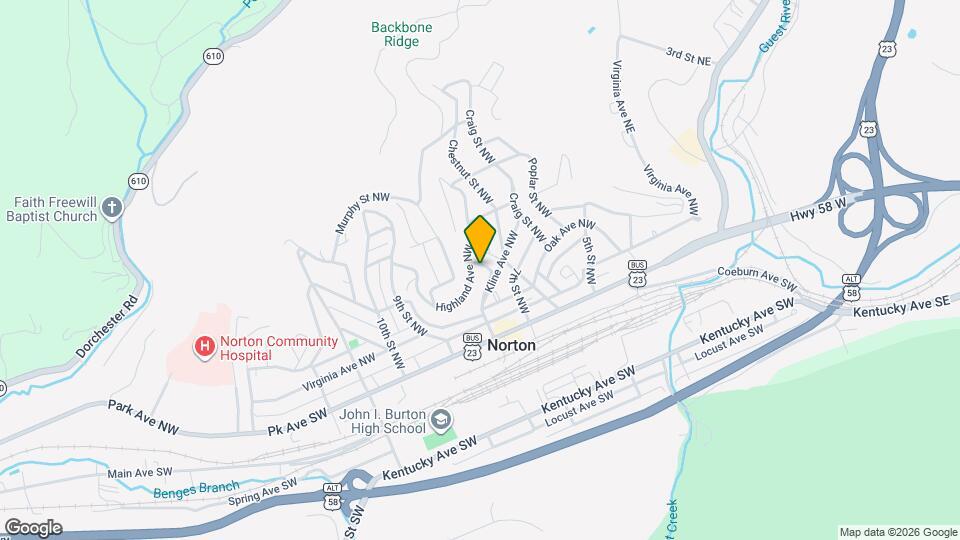 700 The Terrace St NW Map and Location Details