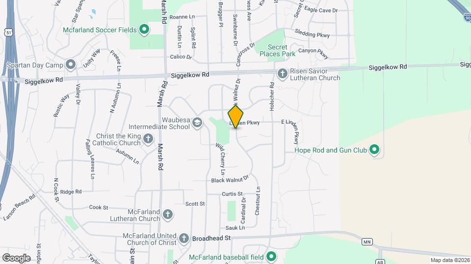 5212 Black Walnut Dr Mapa y Detalles de la Ubicación