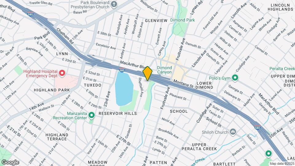 1805 Sausal St Map and Location Details