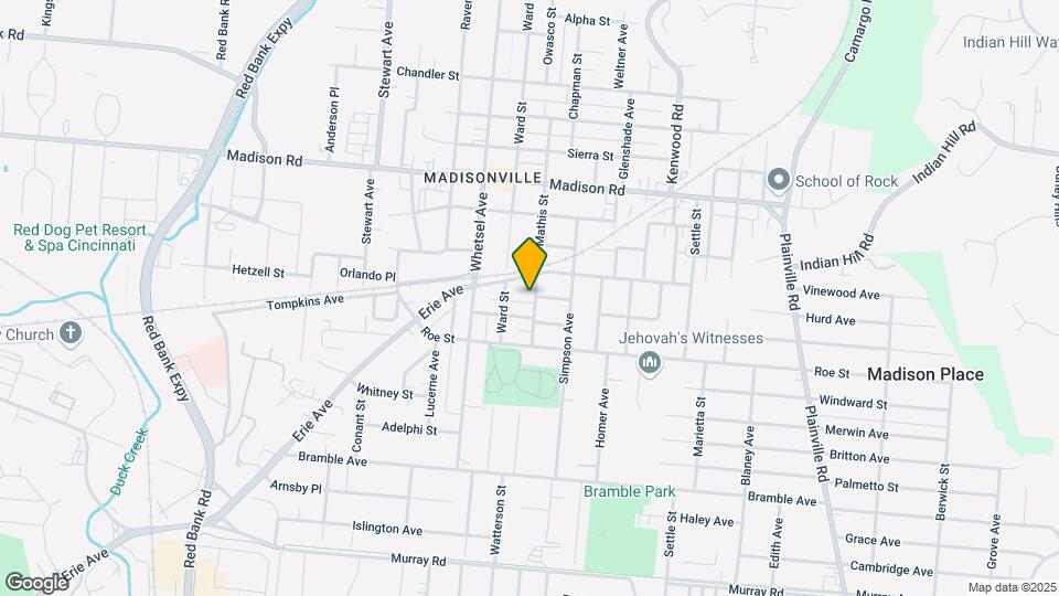 4715 Mathis St Map and Location Details