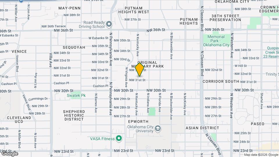 1831 NW 31st St Map and Location Details