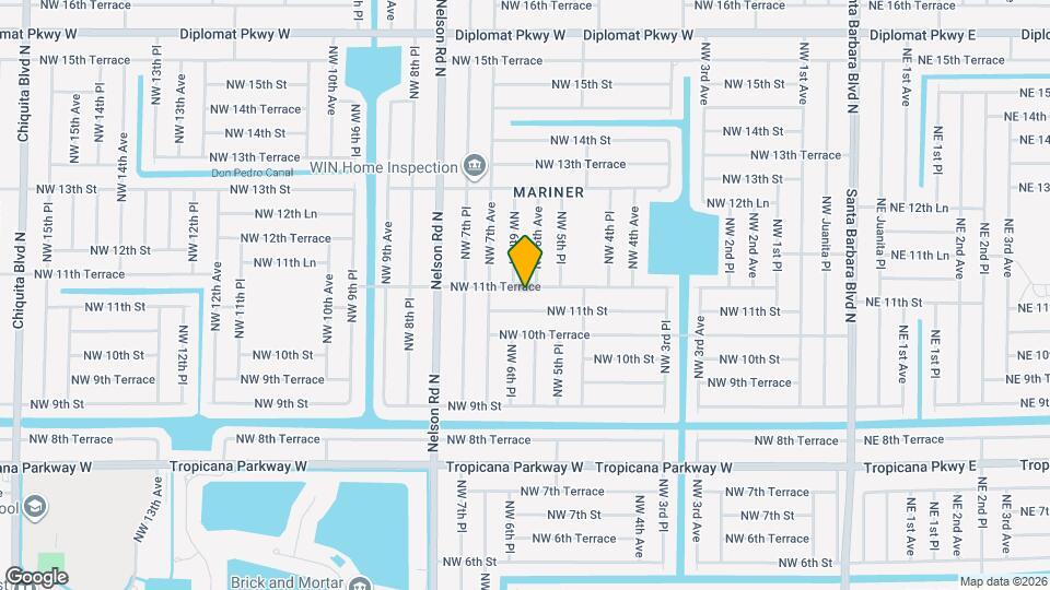 610 NW 11th Terrace Map and Location Details