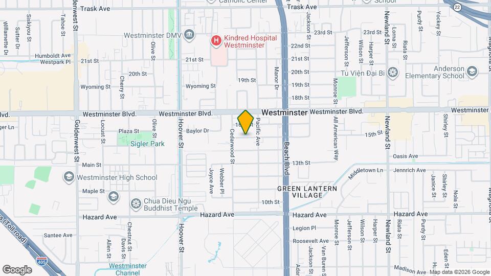 7795 15th St Map and Location Details