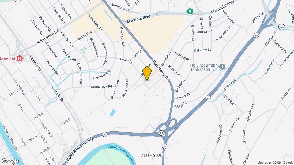 1361 Warpath Dr Map and Location Details