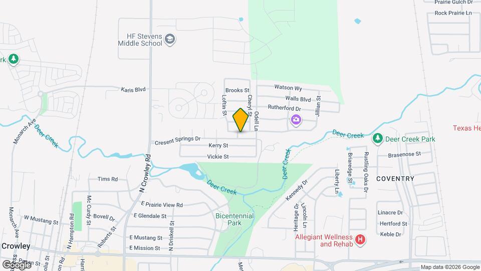632 Hutchins Dr Map and Location Details