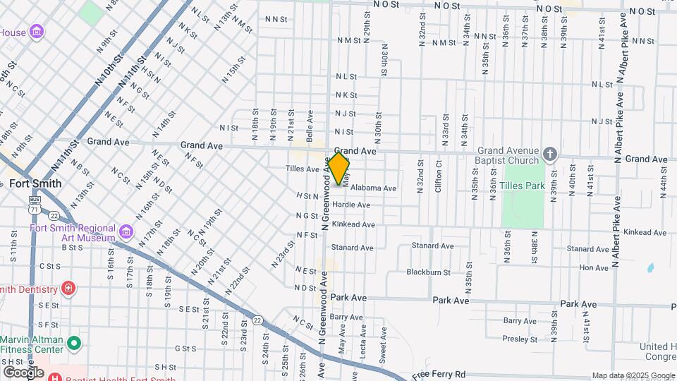 2716 Alabama Ave Map and Location Details