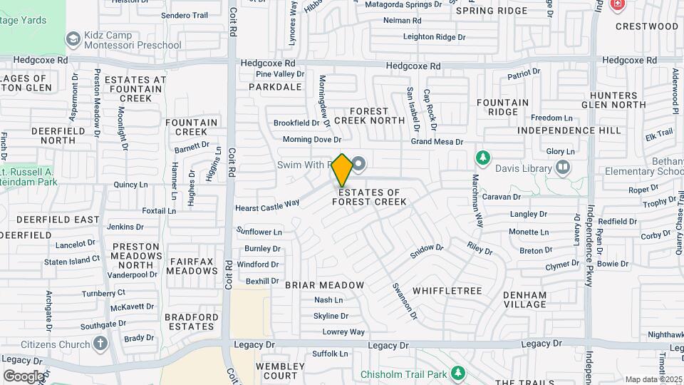 3621 Roxbury Ln Map and Location Details