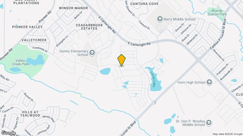 1709 Possum Fire Trl Map and Location Details