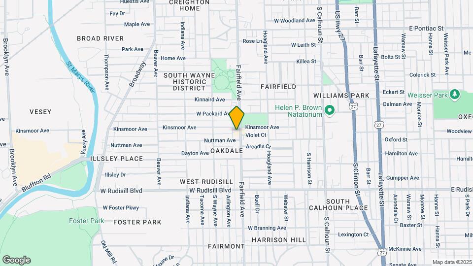 3412 Fairfield Ave Map and Location Details